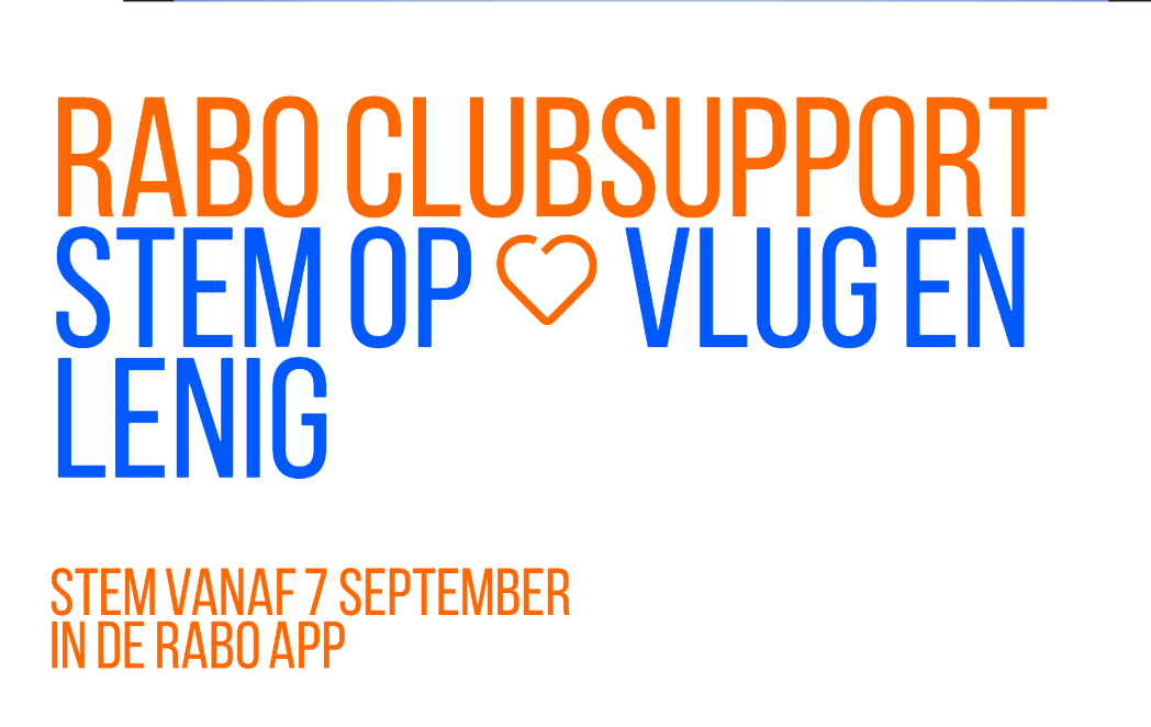 V&L neemt deel aan de Rabobank Club Support Actie 2026